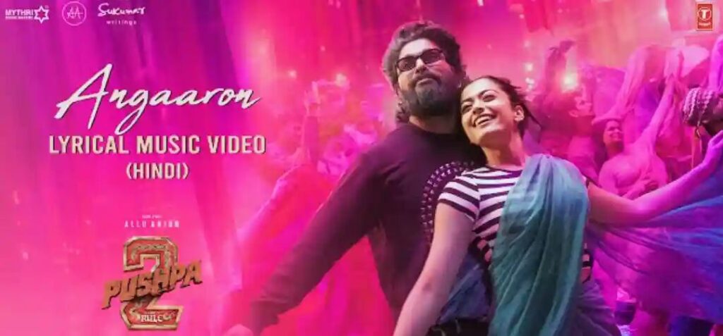 Angaaron Lyrics (Hindi) - Pushpa 2 The Rule | Allu Arjun